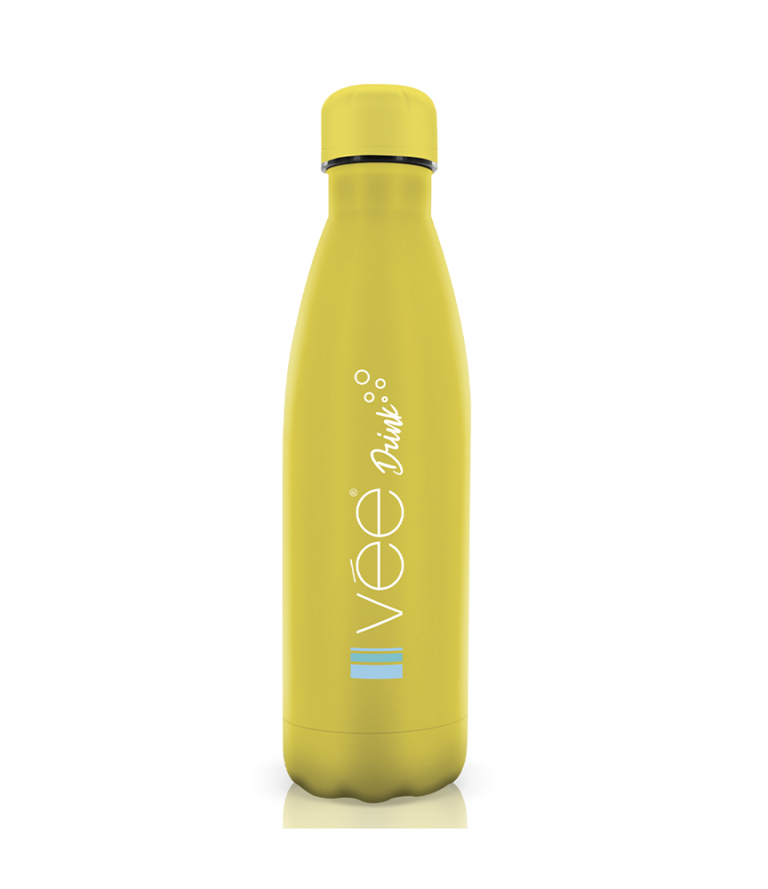 vee drink bouteille isotherme jaune